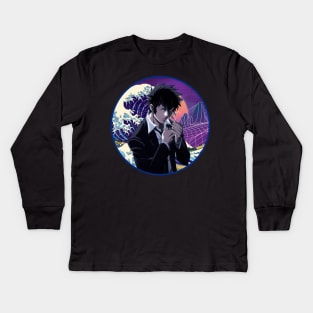 Classic Art Kogami Japanese Kids Long Sleeve T-Shirt